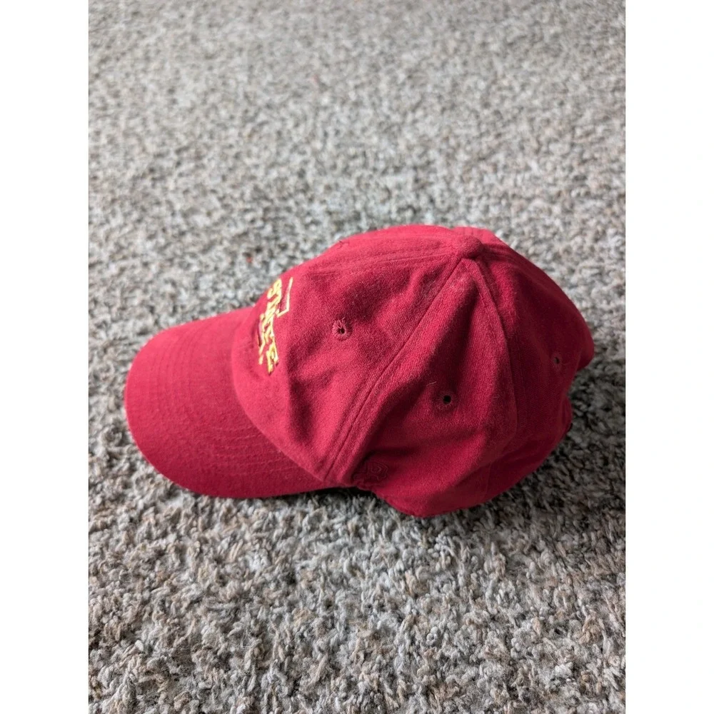 Iowa State Cyclones  Logo Hat Red Youth‎ Authentic Stretch Fit